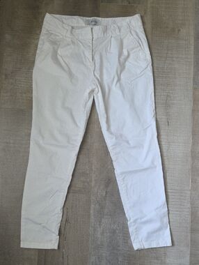 Reserved Men's White Slim Chino Pants